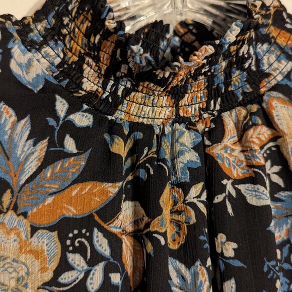 Express Floral Pattern Ruffled Mini Dress - Picture 4 of 6